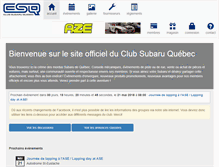 Tablet Screenshot of clubsubaruquebec.com